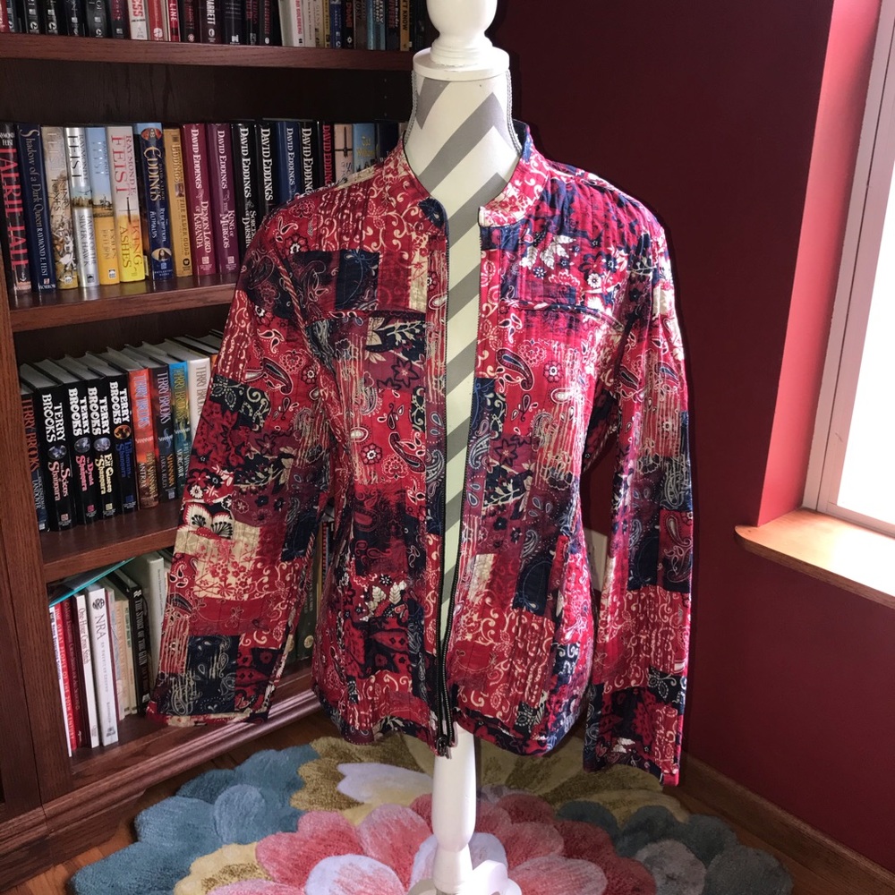Christopher And Banks Colorful Blazer Size XL